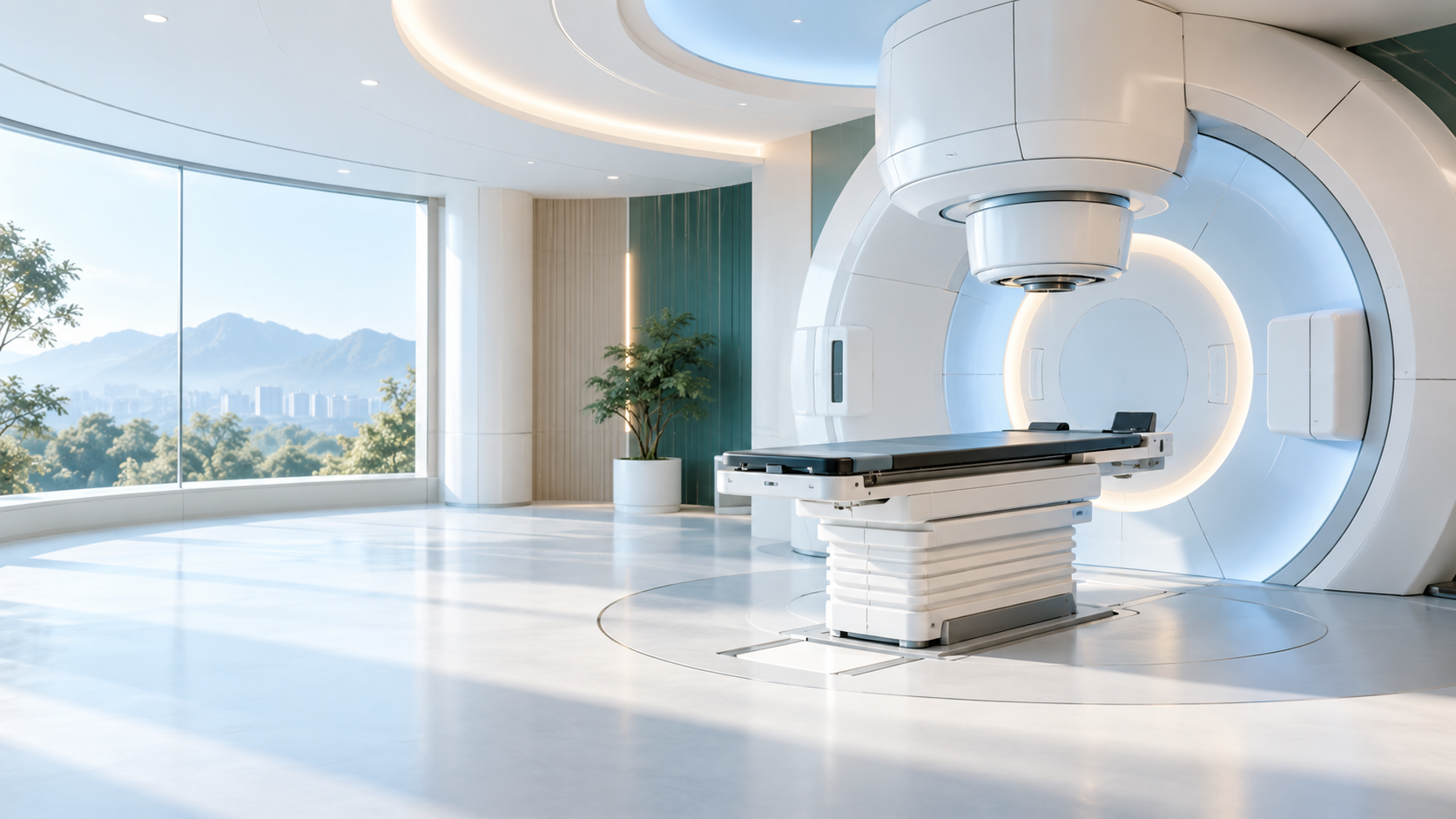 Illustrative proton therapy suite